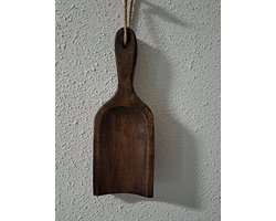 WoodR Decoratie houten schep / plateau schaal met handvat Stoer & Sober | Landelijke | Sfeervolle Woonstijl | Robuust | industriële stijl | Plank