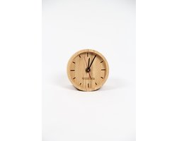 Woodsea Table Clock Forestime – Tafelklok – Massief Essenhout – Minimalistisch Design