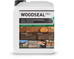 Woodseal Pro - Hout impregneermiddel - Nano Coating 100% Waterdicht - Schutting, Tuinhuis, Tuinhek, Pergola’s, Vlonder - Duurzaam impregneren buitenhout - 2.5L / 15m²