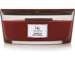 WoodWick Heartwick Flame Ellipse Geurkaars - Cinnamon Chai - 50 branduren