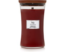 WoodWick Hourglass Large Geurkaars - Cinnamon Chai - 130 branduren
