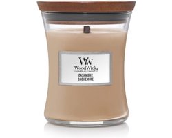 WoodWick Hourglass Medium Geurkaars - Cashmere - 60 branduren