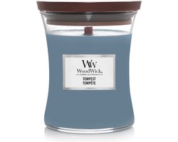 WoodWick Hourglass Medium Geurkaars - Tempest - 60 branduren