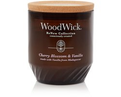 WoodWick ReNew Large Geurkaars - Cherry Blossom & Vanilla - 75 branduren