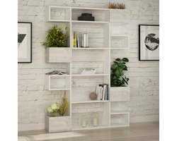 Woody Boekenplank | 18mm Melamine | 120x171x20cm | Wit