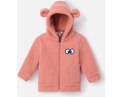 Woody jas baby unisex - oudroze - 232-10-JKH-M/443 - maat 68