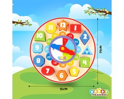 Woody Treasures - Houten klok speelgoed