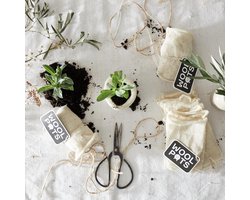 Wool Pots milieuvriendelijk alternatief voor plastic plantenpotten - 1 pack - 10st