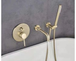 WOON-DISCOUNTER.NL - Haldur - Goud - Inbouw badkraan - - 201368