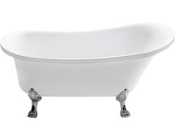 WOON-DISCOUNTER.NL - Holmen 170 - Glans wit - Klassiek bad - Wit - 170 x 75 x 75 cm - Vrijstaand - Acryl - Asymmetrisch- 151353