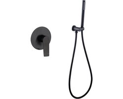 WOON-DISCOUNTER.NL - Signal - Mat zwart - Doucheset inbouw - Mat zwart - 201293