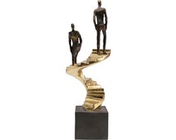 Woonaccessoires gouden trap duo Kare Design