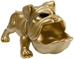 Woonaccessoires hongerige hond goud Kare Design