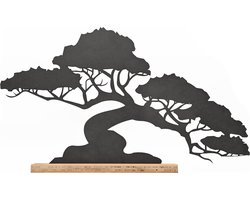 Woondecoratie - Bonsai boom - Zwart
