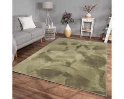 Woonkamer hoogpolig tapijt imitatiebont moderne effen kleuren pluizig zacht 300 x 400 cm Rechthoek 300 x 400 cm Rechthoek Groen
