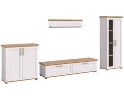 Woonkamercombinatie Verona Sibiu Larch NB Artisan Oak NB - 40x336x161cm