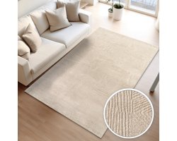 Woonkamertapijt eetkamer kortpolig boho-design Scandinavische effen kleuren boog