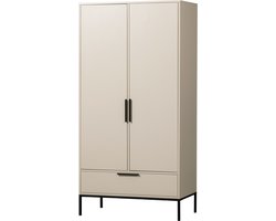 WOOOD Adam 2-deurs kast - Grenen - Dust - 200x100x53 cm