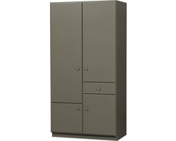 WOOOD Alfie Kledingkast Smal 107 cm - Grenen - Forest