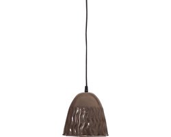 WOOOD Arleso Hanglamp - Metaal - Donkerbruin - 18x19x19