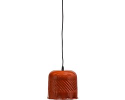WOOOD Arleso Hanglamp - Metaal - Oranje/Bruin - 18x17x17