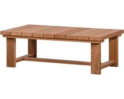 WOOOD Banco Salontafel Tuin - Hout/Metaal - Naturel - 42x122x68