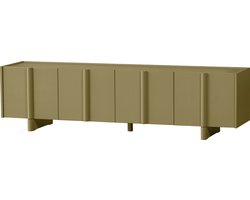 WOOOD Basu Tv-Meubel - Grenen - Moss - 53x200x46
