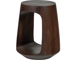 WOOOD Bayo Bijzettafel - Mangohout - Bruin/Walnoot - 45x33x33