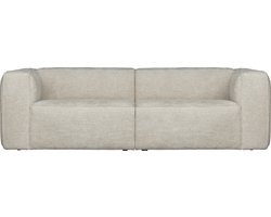 WOOOD Bean 3,5-Zits Bank - Melange - Naturel - 73x242x96