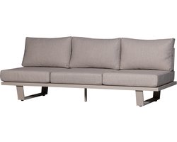 WOOOD Bear 3-Zits Tuinbank - Aluminium - Zand - All Weather -80x210x87