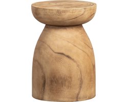 WOOOD Bink Kruk - Hout - Naturel - 40x28x28 cm