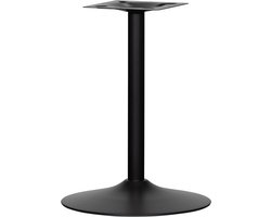 WOOOD Bistro Ronde Buisvoet - Metaal - Zwart - 72x54x54
