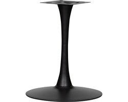 WOOOD Bistro Trompetvoet - Metaal - Zwart - 72x60x60