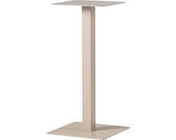 WOOOD Bistro Vierkante Bartafel Poot - Metaal - Dakagrau - 105x50x50