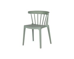 WOOOD Bliss Eetkamerstoel Tuinstoel - Kunststof - Jadegroen - 75x52x53