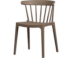 WOOOD Bliss Eetkamerstoel Tuinstoel - Plant Fiber - Bruin - 75x52x53