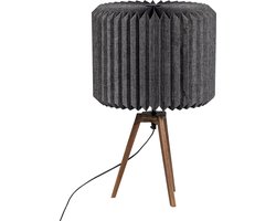 WOOOD Bones Tafellamp - Papier - Naturel/Zwart - 58x36x36 cm