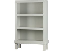 WOOOD Bonk Open Kast - Grenenhout - Mist/Wit - 160x103x37 cm