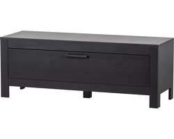 WOOOD Bonk Tv Meubel - Grenen - Zwart - 45x120x40