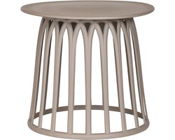 WOOOD Boy Bijzettafel Binnen/Buiten - Kunststof - Taupe - 45x50x50