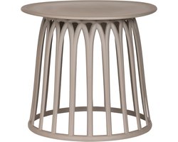 WOOOD Boy Bijzettafel Buiten - Kunststof - Taupe - 45x50x50