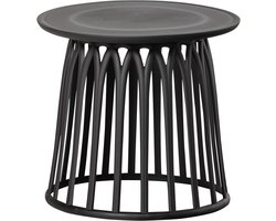 WOOOD Boy Bijzettafel Buiten - Kunststof - Zwart - 45x50x50