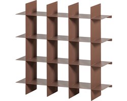 WOOOD Brik Wandrek - Metaal - Oudroze - 60x60x15