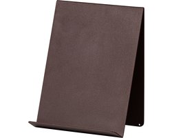 WOOOD Brook Boekenstandaard Staand - Metaal - Donkerbruin - 24x19x14