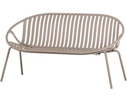 WOOOD Bruce Bank 2-Zits - Polypropeen/Metaal - Zand - 74x131x74