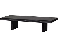 WOOOD Cali Salontafel - Mangohout - Zwart - 55x120x28