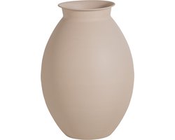 WOOOD Caro Vaas XXL - Metaal - Zand - 70x50x50