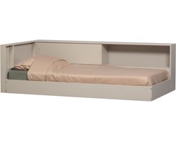 WOOOD Carter Hoekbed Links/Rechts - Grenenhout - Dust/Beige - 90x200