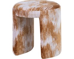 WOOOD Charlie Kruk - Geweven Stof - Karamelbruin - 47x45x45