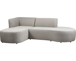 WOOOD Chios Loungeset Tuin Links - Organisch - Zand - 71x258x168